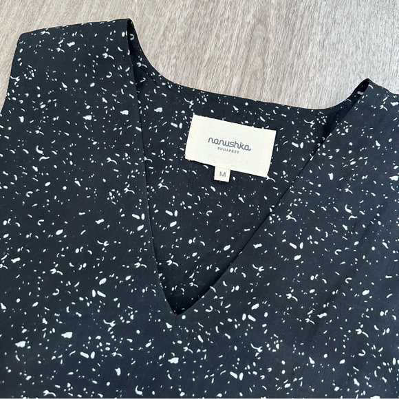 Nanushka Silk Wrap Set - Splatter Design - Picture 3 of 14